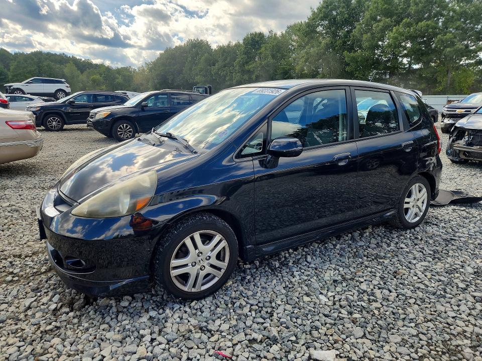HONDA FIT 2007 with VIN JHMGD376X7S059858 - Photo from auction