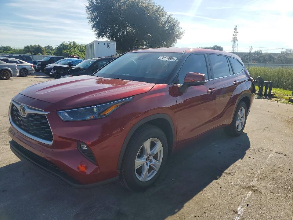 TOYOTA HIGHLANDER 2023 with VIN 5TDKDRAHXPS025677 - Photo from auction