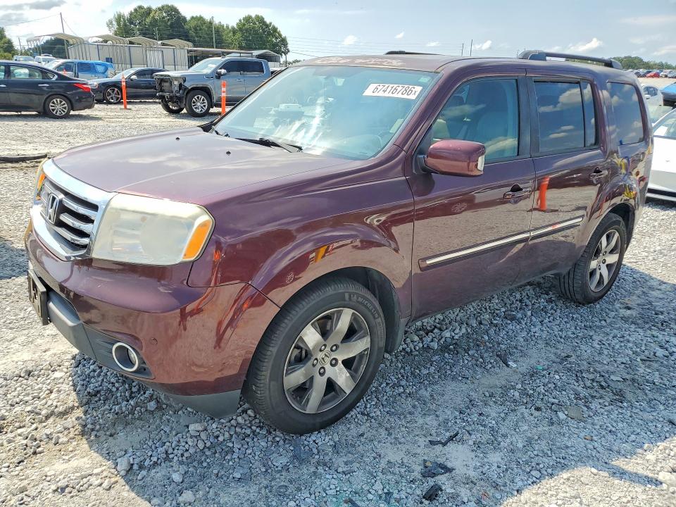 HONDA PILOT 2014 with VIN 5FNYF4H93EB046300 - Photo from auction