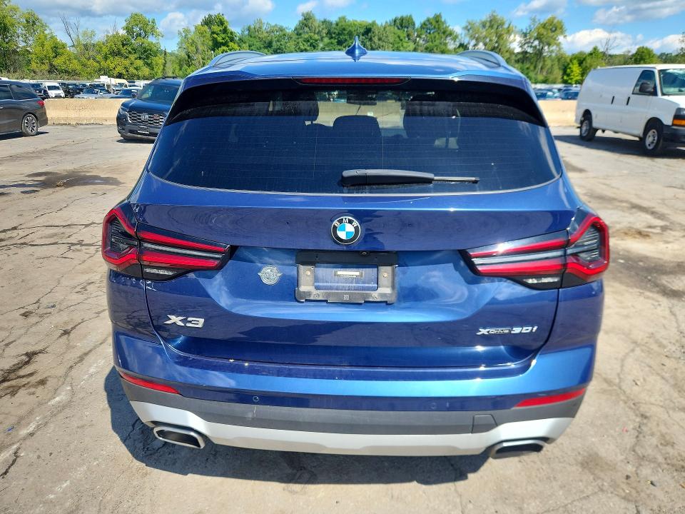 Photo 6 from auction – 2022 BMW X3 with VIN 5UX53DP00N9J49827