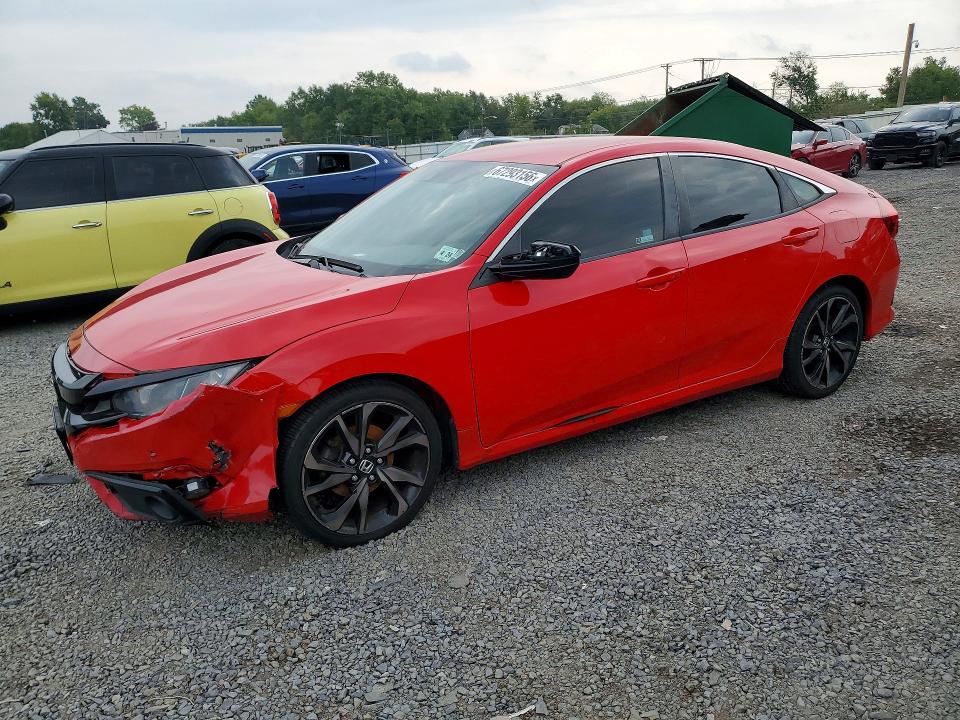 HONDA CIVIC 2019 with VIN 2HGFC2F88KH536298 - Photo from auction