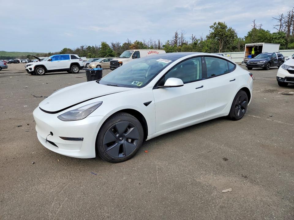TESLA MODEL 3 2022 with VIN 5YJ3E1EB8NF250013 - Photo from auction