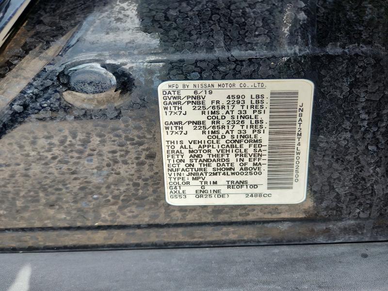 Photo 14 from auction – 2020 NISSAN ROGUE with VIN JN8AT2MT4LW002500