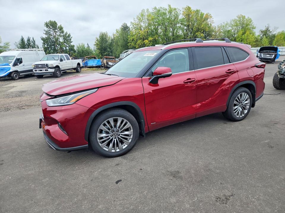 Снимка 1 от търг – 2026 TOYOTA HIGHLANDER HYBRID с VIN 5TDEBRCHXTS713415