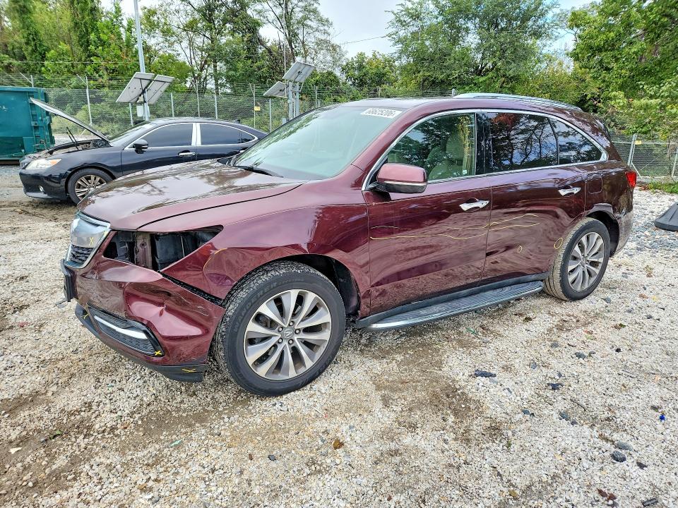 ACURA MDX 2015 с VIN 5FRYD4H45FB025216 - Снимка от търг