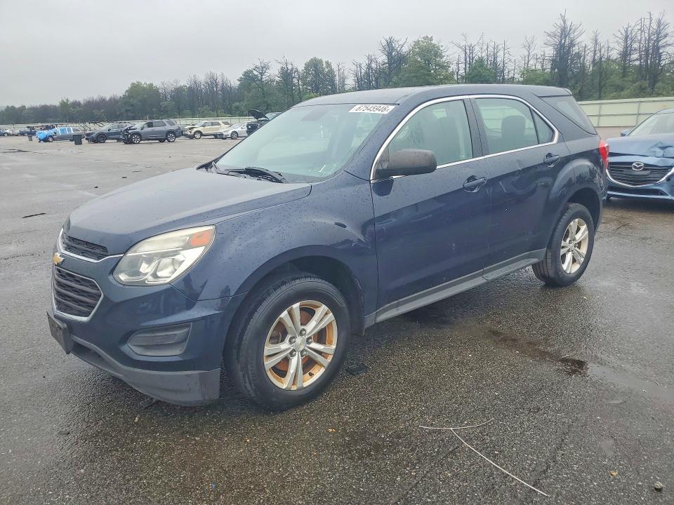 CHEVROLET EQUINOX 2017 with VIN 2GNALBEK8H1605392 - Photo from auction