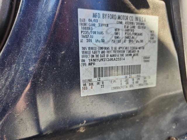 Снимка 14 от търг – 2004 FORD ESCAPE с VIN 1FMYU93134KA25514