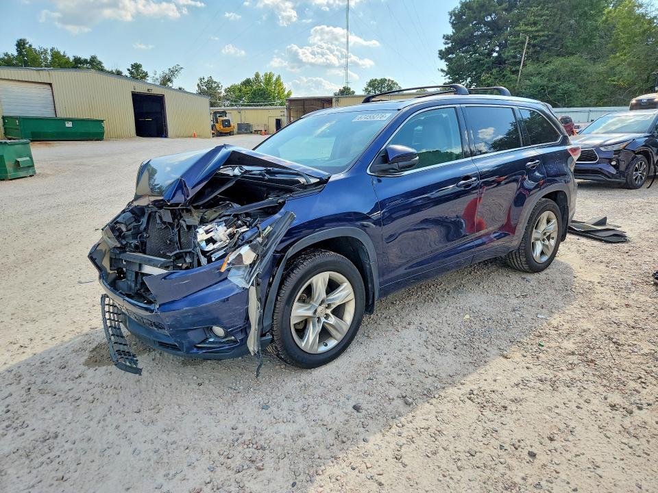 TOYOTA HIGHLANDER 2015 with VIN 5TDDKRFH0FS083187 - Photo from auction