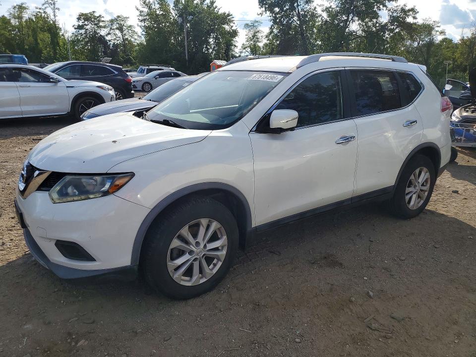 NISSAN ROGUE 2014 with VIN 5N1AT2MVXEC761438 - Photo from auction