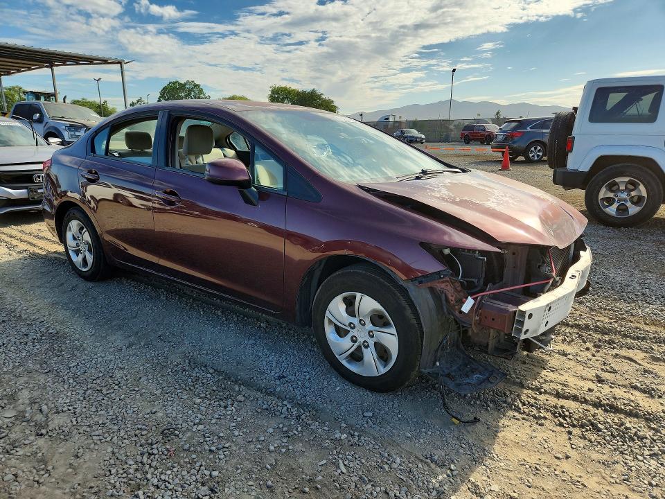 Photo 4 from auction – 2013 HONDA CIVIC with VIN 19XFB2F57DE263358