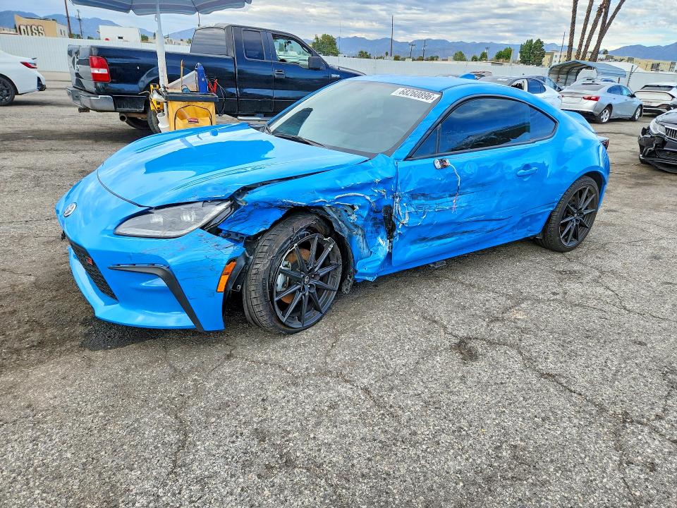 TOYOTA GR 86 2023 with VIN JF1ZNBE12P9758150 - Photo from auction
