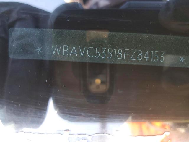 Photo 13 from auction – 2008 BMW 328 with VIN WBAVC53518FZ84153
