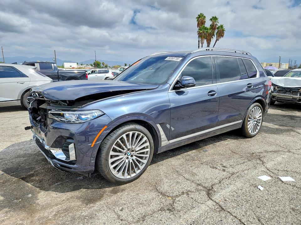 BMW X7 2019 с VIN 5UXCX4C5XKLB40020 - Снимка от търг