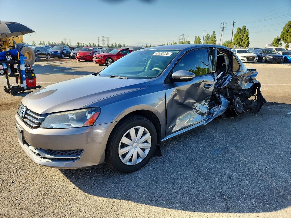 Photo 1 from auction – 2012 VOLKSWAGEN PASSAT with VIN 1VWAP7A38CC014746