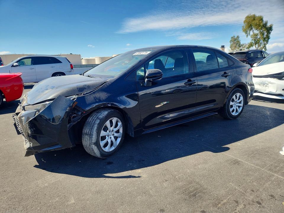 TOYOTA COROLLA 2021 with VIN 5YFEPMAE7MP166224 - Photo from auction