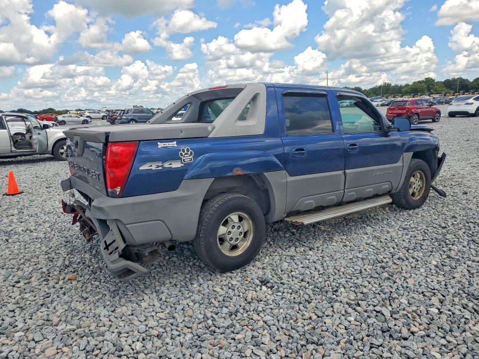 Снимка 3 от търг – 2002 CHEVROLET AVALANCHE с VIN 3GNEK13T62G307805