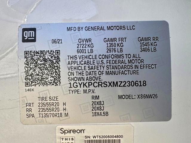 Foto 14 de la subasta – 2021 CADILLAC XT6 con VIN 1GYKPCRSXMZ230618