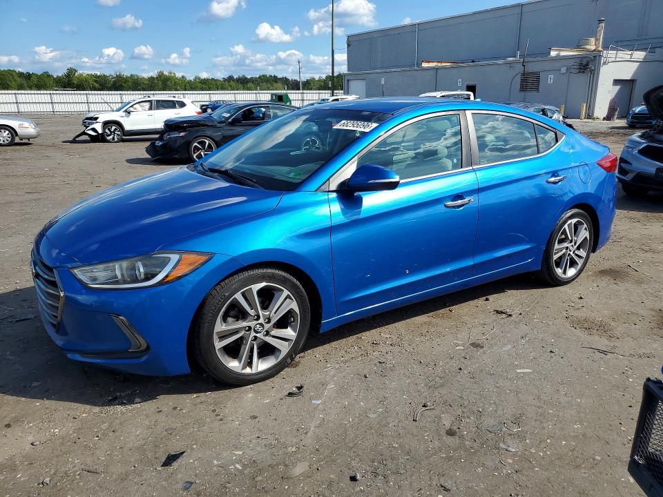 HYUNDAI ELANTRA 2017 with VIN 5NPD84LF4HH092181 - Photo from auction