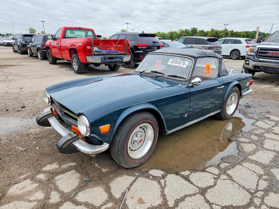 TRIUMPH CAR TR6 1974 with VIN CF20765U - Photo from auction