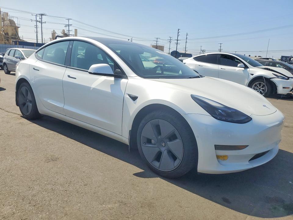 Фото 4 с аукциона – 2022 TESLA MODEL 3 с VIN 5YJ3E1EA0NF125983