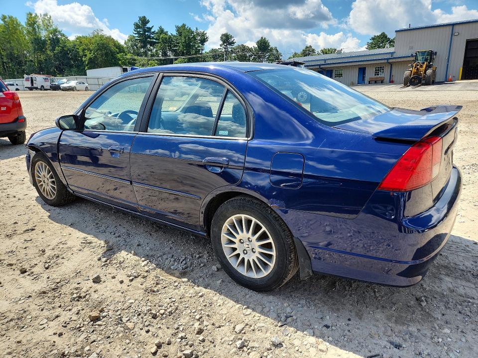 Photo 2 from auction – 2005 HONDA CIVIC with VIN 2HGES26725H549574