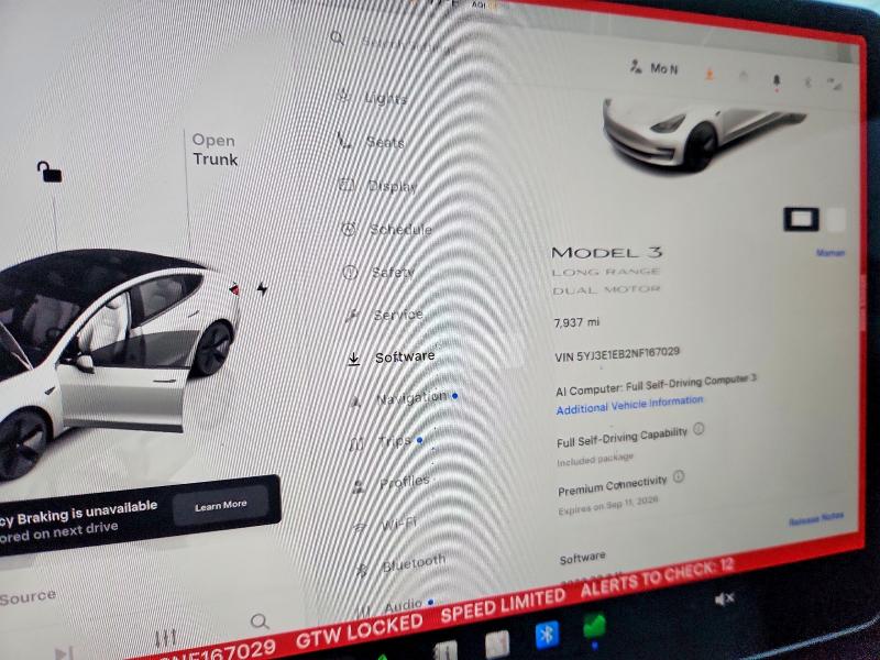 صورة رقم 9 من المزاد - 2022 TESLA MODEL 3 مع VIN 5YJ3E1EB2NF167029
