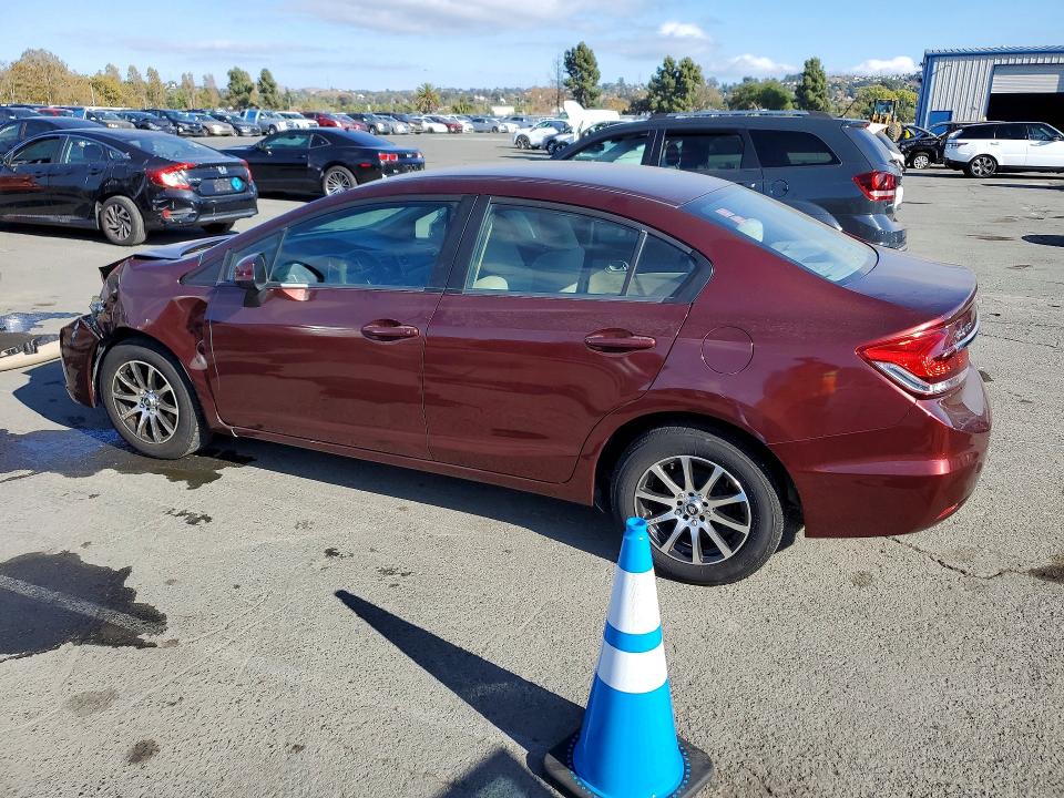 Photo 2 from auction – 2013 HONDA CIVIC with VIN 19XFB2F56DE236877