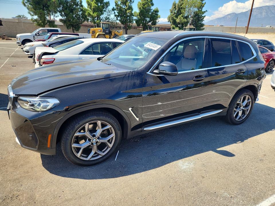BMW X3 2023 with VIN 5UX43DP06P9N79828 - Photo from auction