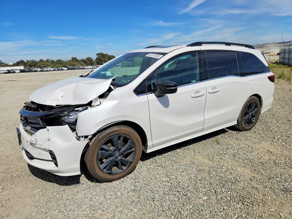 Photo 1 from auction – 2024 HONDA ODYSSEY with VIN 5FNRL6H74RB033486
