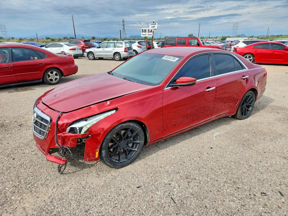 CADILLAC CTS 2014 с VIN 1G6AP5SX2E0192698 - Снимка от търг