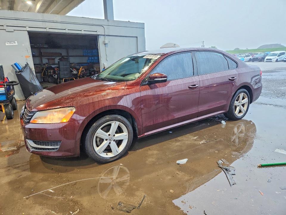 VOLKSWAGEN PASSAT 2013 with VIN 1VWAH7A30DC031992 - Photo from auction