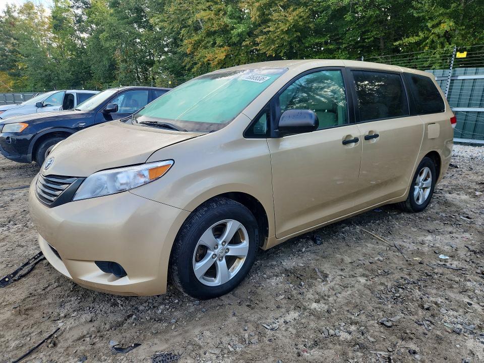 TOYOTA SIENNA 2012 с VIN 5TDZK3DC2CS182597 - Фото с аукциона