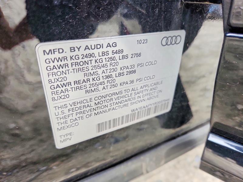 Zdjęcie 14 z aukcji – 2024 AUDI Q5 z VIN WA1EAAFY1R2037544