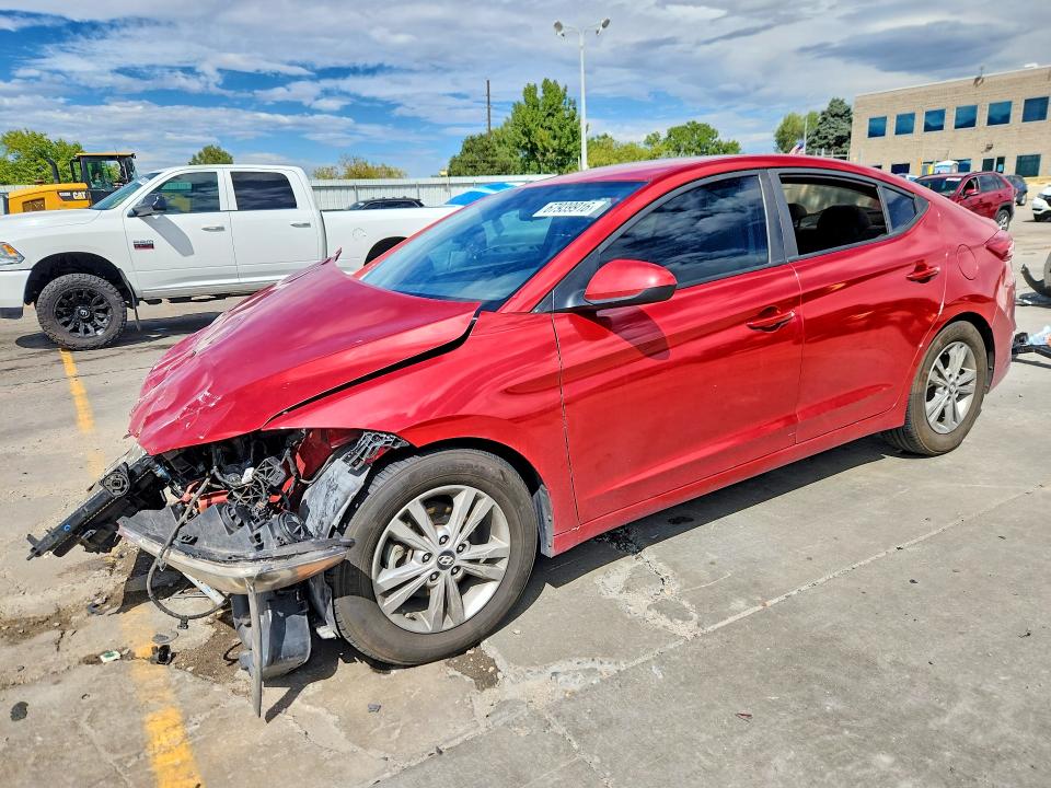 HYUNDAI ELANTRA 2018 с VIN 5NPD84LFXJH265482 - Снимка от търг