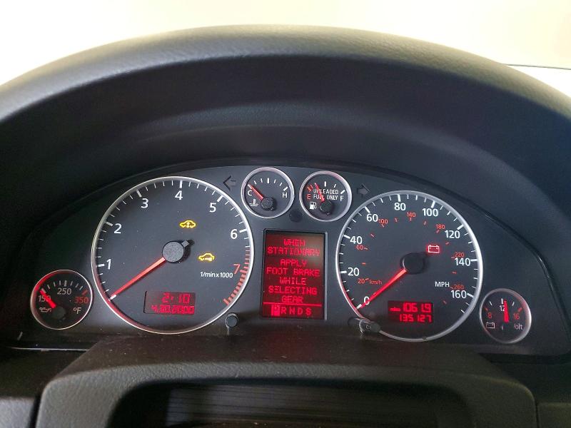 Photo 9 from auction – 2002 AUDI ALLROAD with VIN WA1YD64B12N041937