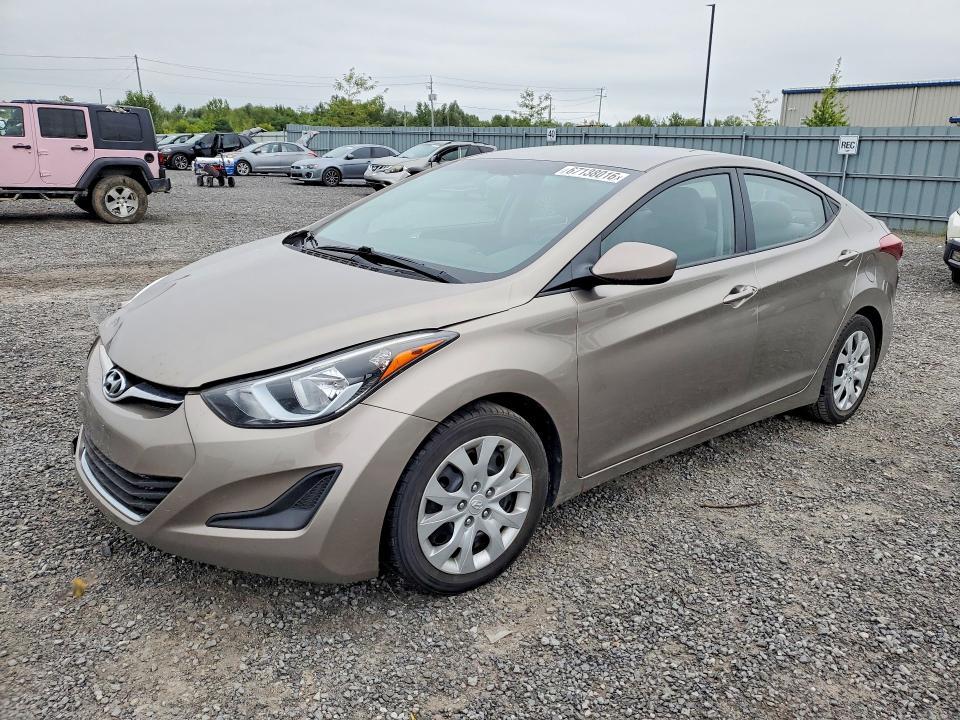 HYUNDAI ELANTRA 2014 with VIN 5NPDH4AE6EH489963 - Photo from auction