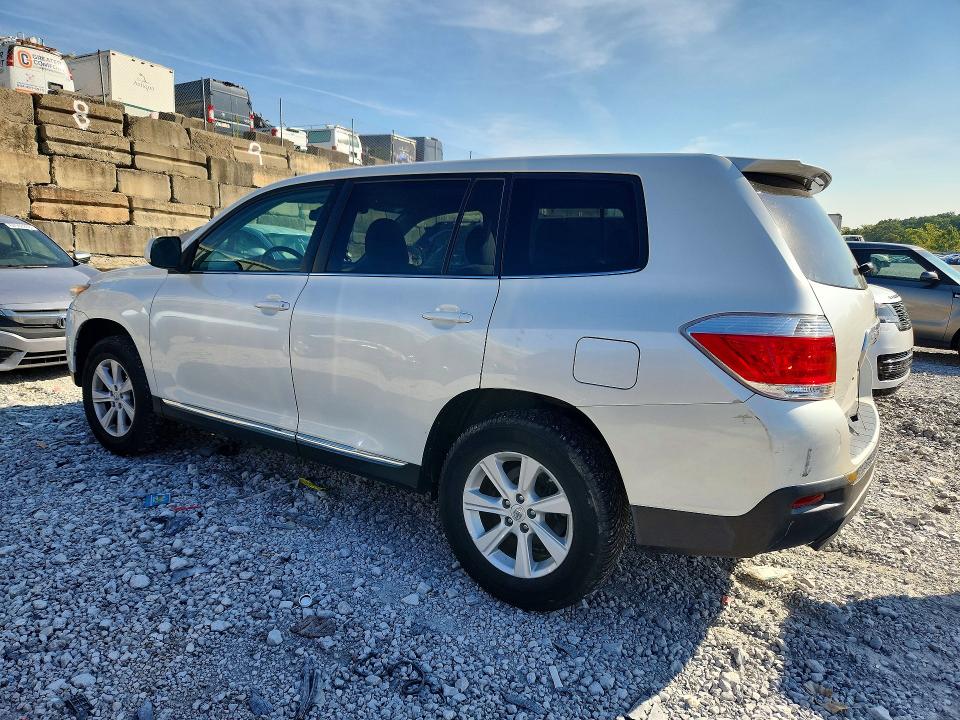 Photo 2 from auction – 2012 TOYOTA HIGHLANDER with VIN 5TDZA3EH8CS018140