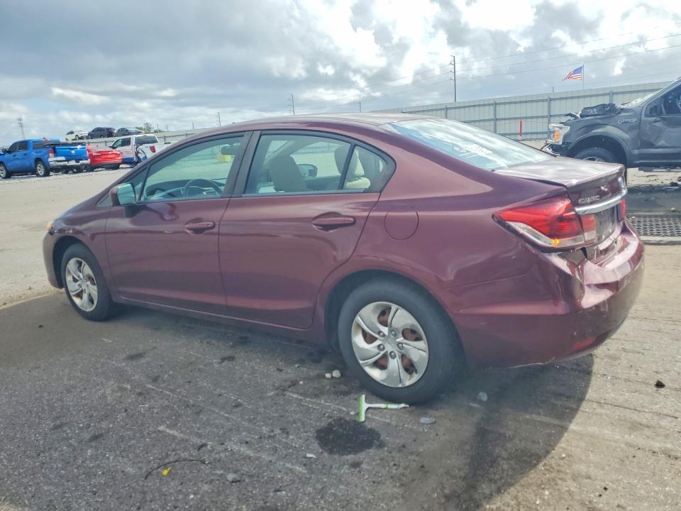 Photo 2 from auction – 2015 HONDA CIVIC with VIN 19XFB2F58FE112760