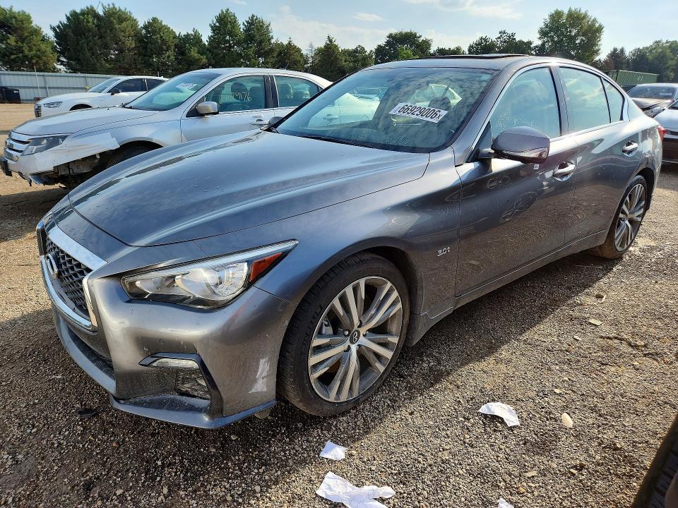 INFINITI Q50 2019 with VIN JN1EV7AR2KM555298 - Photo from auction