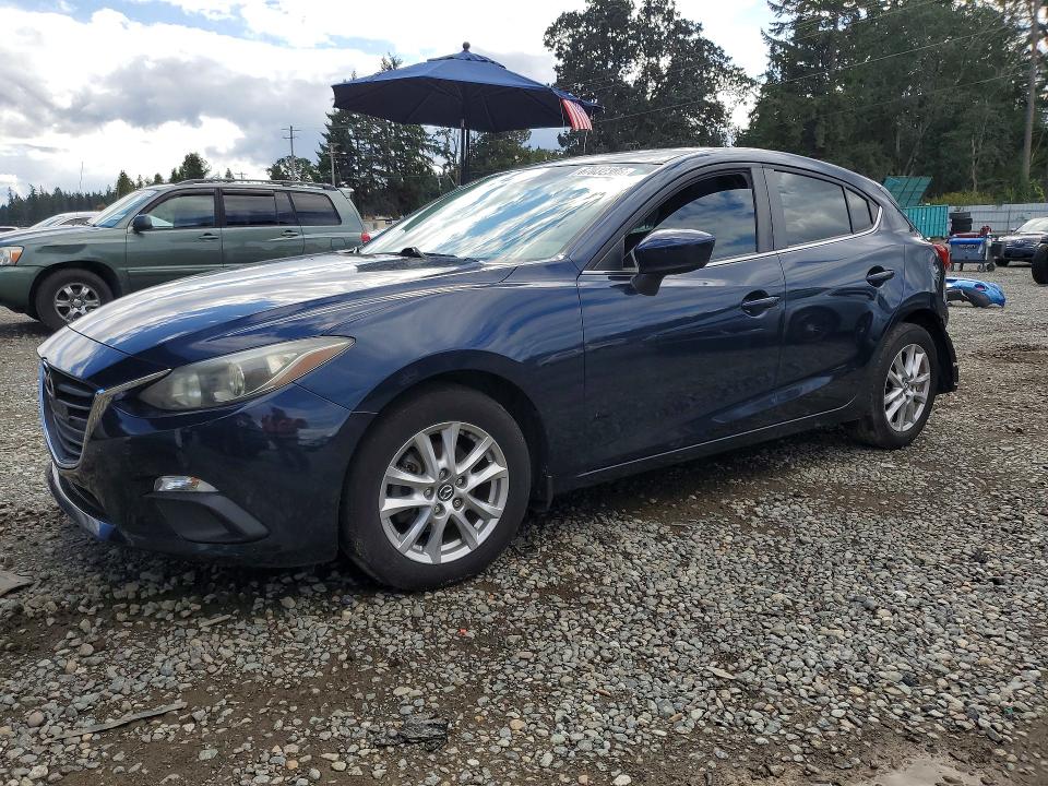 MAZDA 3 2014 with VIN JM1BM1M76E1200375 - Photo from auction
