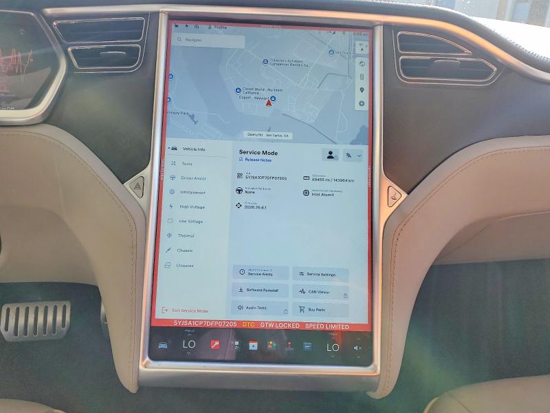 Photo 9 from auction – 2013 TESLA MODEL S with VIN 5YJSA1CP7DFP07205