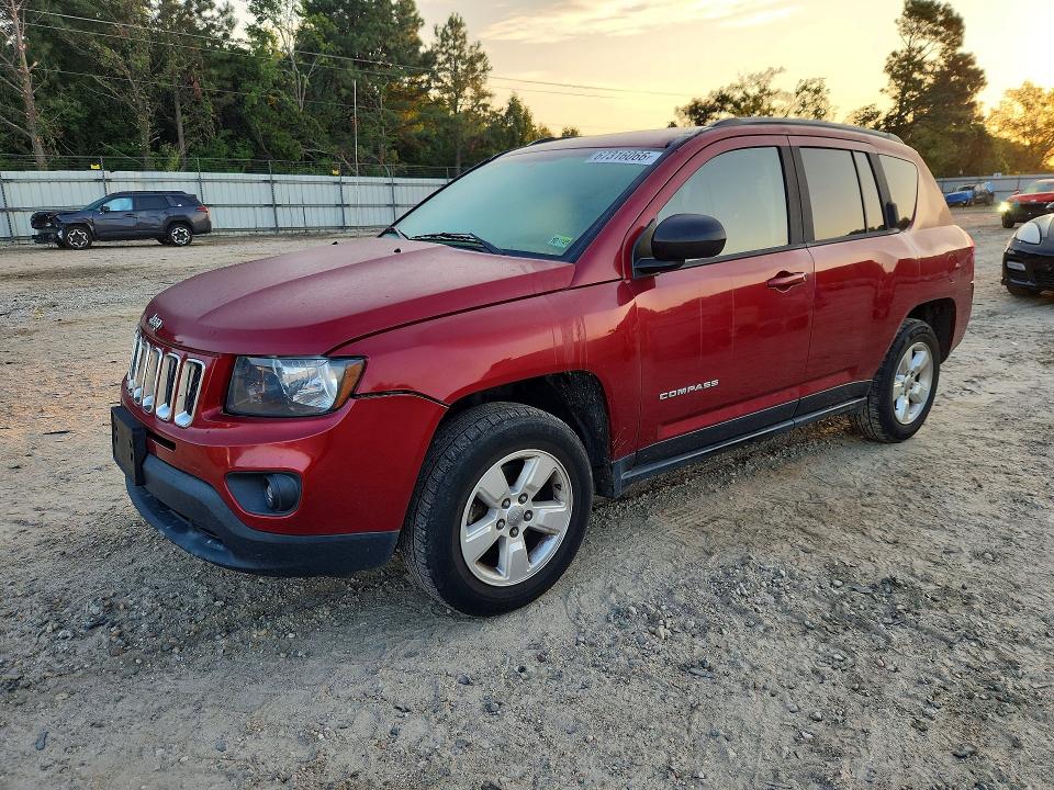 Снимка 1 от търг – 2015 JEEP COMPASS с VIN 1C4NJCBA3FD325785