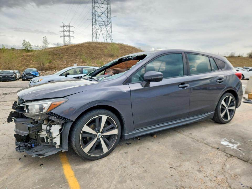 SUBARU IMPREZA 2018 with VIN 4S3GTAM61J3736892 - Photo from auction