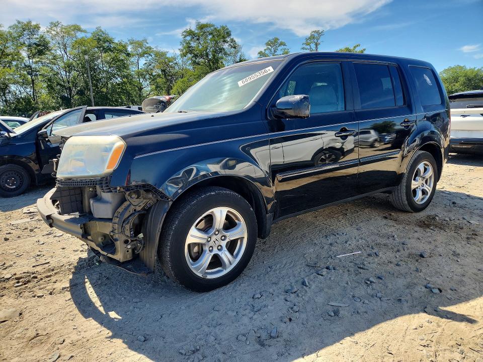 HONDA PILOT 2013 с VIN 5FNYF3H58DB015727 - Снимка от търг