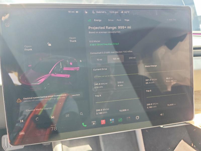 Снимка 9 от търг – 2025 TESLA MODEL 3 с VIN 5YJ3E1EA2SF025296