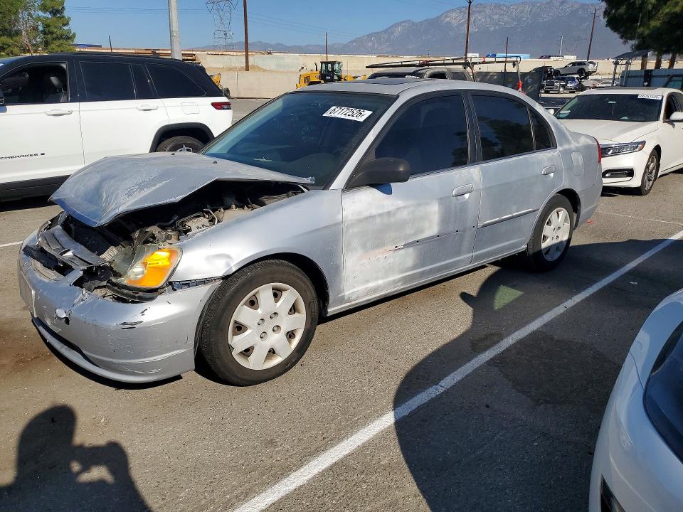HONDA CIVIC 2002 with VIN 2HGES26732H604478 - Photo from auction