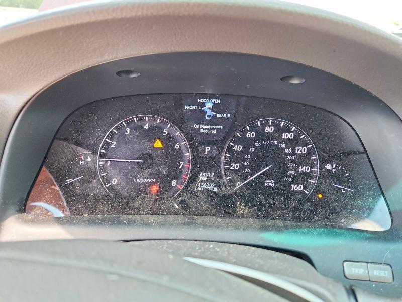 Photo 9 from auction – 2009 LEXUS LS with VIN JTHBL46F895086157