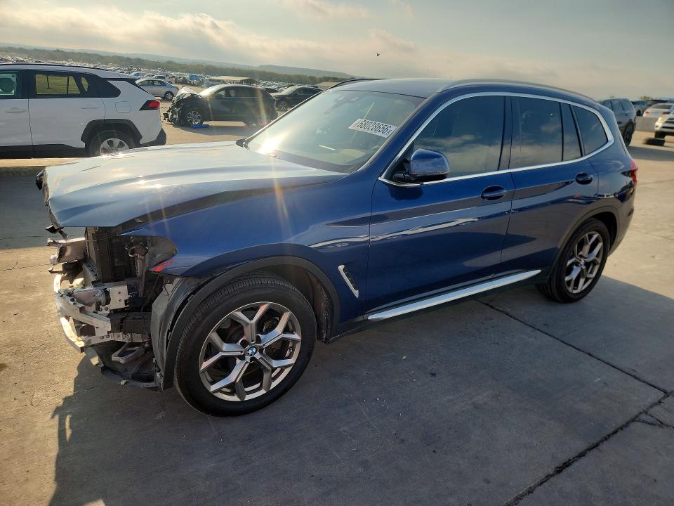 Снимка 1 от търг – 2021 BMW X3 с VIN 5UXTY5C04M9H04042