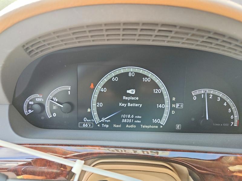 Photo 9 from auction – 2011 MERCEDES-BENZ S with VIN WDDNG8GB3BA400161