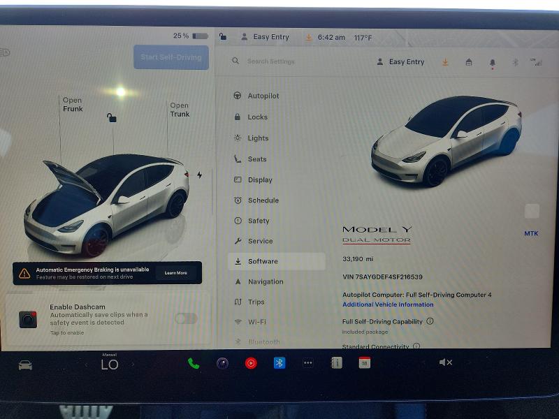 Photo 9 from auction – 2025 TESLA MODEL Y with VIN 7SAYGDEF4SF216539